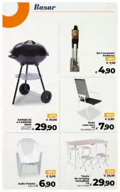 Volantino Ipercoop Radenza Pagina 57: Tavolo da camping richiudibile FZ €29,90, Sedia relax nera FZ €7,90
