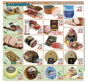 Volantino Top Supermercati Pagina 2: SAN CARLO COPPA PIACEN.DOP €2,49, RECLA PROSCIUTTO PRAGA €0,99