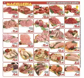 Volantino Top Supermercati Pagina 4: POLPA ARROSTO DI VITELLA €14,99, Arrosto di Vitellone €13,99