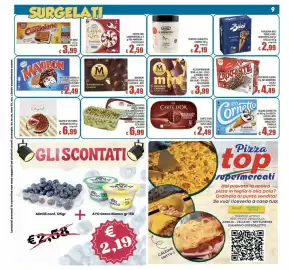 Volantino Top Supermercati Pagina 9: CROCCANTE ALGIDA €4,49, Magnum bomboniera classic €3,49