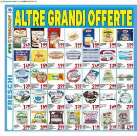 Volantino Iper Triscount Pagina 16: Philadelphia original €2,49, Camoscio d'Oro DeliCapra €2,99