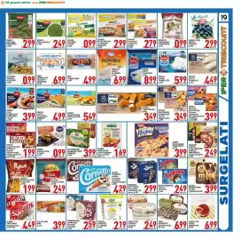 Volantino Iper Triscount Pagina 19: FROSTA BOCCONCINI DI MERLUZZO classic €3,49, Findus 4 Fiori di Merluzzo €5,99