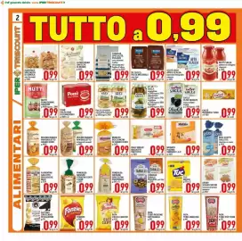 Volantino Iper Triscount Pagina 2: Sacla Sfizioli carciofi/funghetti €0,99, MUTTI POMODORINI CILIEGINI €0,99