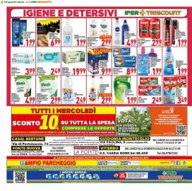 Volantino Iper Triscount Pagina 20: Dash PODS €8,99, Winni's Detersivo Lavatrice €4,99