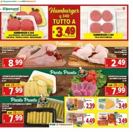 Volantino Iper Triscount Pagina 9: Amadori Alette Piccanti €3,49, Spiedini di suino Nursia €4,49