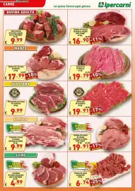 Volantino Ipercarni Pagina 2: Carpaccio di manzo €19,79, Straccetti di scottona €19,91