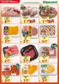 Volantino Ipercarni Pagina 4: Chicken Salad Aia €4,49, Cotoletta di tacchino Bigger XXL Aia €3,99