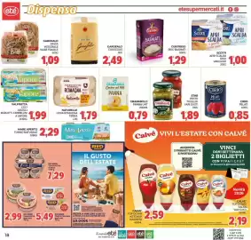 Volantino Eté Pagina 18: Star pesto Tigullio vari gusti €1,89, Valfrutta Ceci Fagioli Borlotti-Cannellini a Vapore €1,99