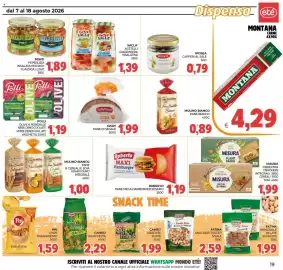 Volantino Eté Pagina 19: Polli olive a rondelle nere denocciolate verdi denocciolate €1,19, DailyBread pane di segale €1,99