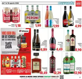 Volantino Eté Pagina 21: Martini Bianco Rosso €8,90, Tanqueray alcool free dry gin €13,90