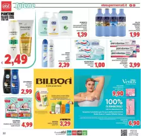 Volantino Eté Pagina 22: Leocrema fluida €2,99, Pampers baby dry pannolini mutandino €4,99