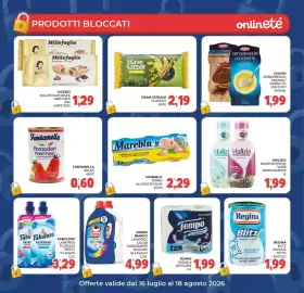 Volantino Eté Pagina 32: Malizia bagnoschiuma €1,99, Dolfin sensofreddo vari gusti €1,99