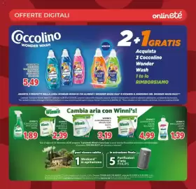 Volantino Eté Pagina 34: Winni's sgrassatore erogatore €1,89, Winni's piatti concentrato €2,39