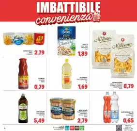 Volantino Eté Pagina 4: Scotti Riso Oro Insalate Classiche 10' €1,89, San Benedetto bibite vari gusti €0,65