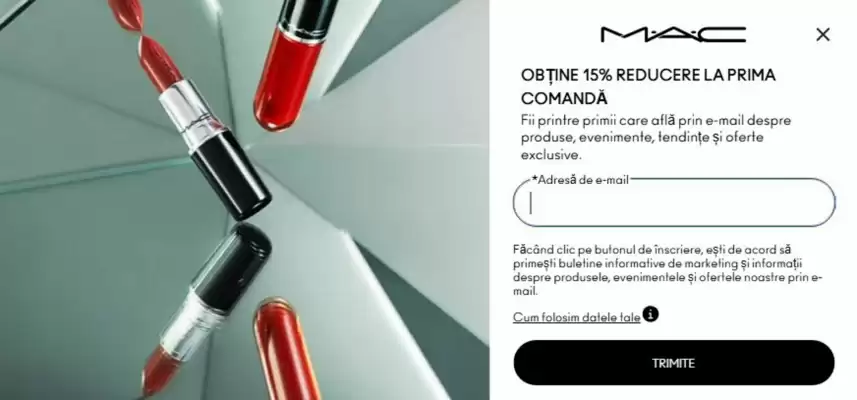 MAC Cosmetics (valid până la 13-08)