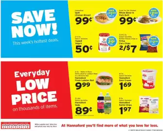 Hannaford flyer Page 1