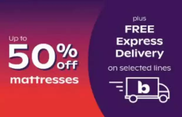 Bensons for Beds (valid until 13-08)