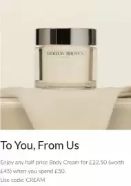 Molton Brown leaflet Page 1