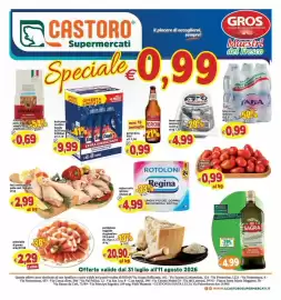Volantino Il Castoro Supermercati Pagina 1: Regina carta igienica rotoloni €4,99