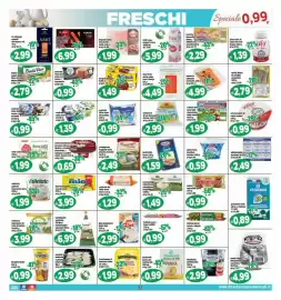 Volantino Il Castoro Supermercati Pagina 13: Centrale latte roma panna cotta €0,99, SALMONE SCOZZERE €4,49
