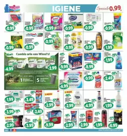 Volantino Il Castoro Supermercati Pagina 19: Nicky tovaglioli limoni €0,99, Vidal doccia €0,99
