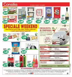 Volantino Il Castoro Supermercati Pagina 20: Cescon spritz party orange/red €2,49, Tavernello brick €1,49