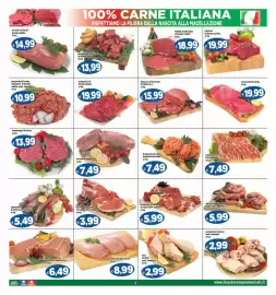 Volantino Il Castoro Supermercati Pagina 8: Bistecche di collo di suino conf. famiglia €5,99, Arrosti di suino €7,49