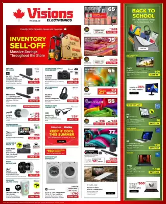 Visions Electronics flyer