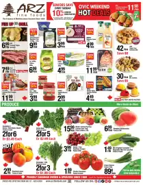 Arz Fine Foods flyer week 31 Page 1