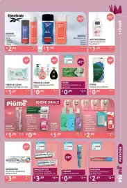 Volantino Ipersoap Pagina 7: PIÙME Spugna corpo delicata €0,99, FRESH & CLEAN Salviette disinfettanti €1,28