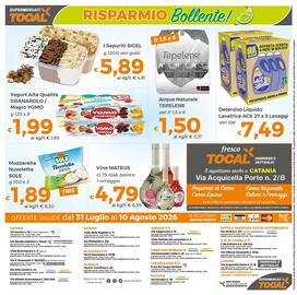 Volantino Tocal Pagina 12: Yogurt Alta Qualità Granarolo / Magro Yomo €1,99, Detersivo Liquido Lavatrice ACE €7,49
