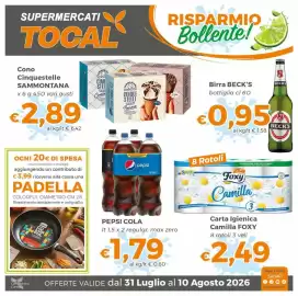 Volantino Tocal Pagina 1: Pepsi Cola €1,79, Padella €3,99