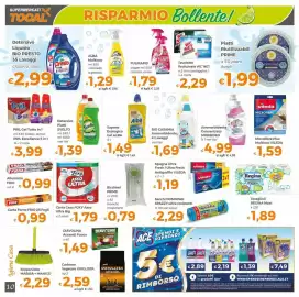 Volantino Tocal Pagina 10: Detersivo Piatti Svelto €1,39, Rio Casamia Ammorbidente €1,69