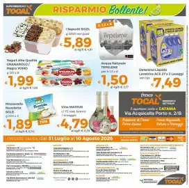 Volantino Tocal Pagina 12: Yogurt Alta Qualità Granarolo / Magro Yomo €1,99, Detersivo Liquido Lavatrice ACE €7,49