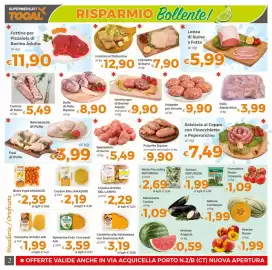 Volantino Tocal Pagina 2: Spezzatino di Suino €5,49, Polpette Equine €9,90