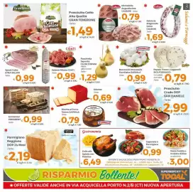 Volantino Tocal Pagina 3: Bocconi di Mozzarella Fiordilatte Zappala' €0,99, Parmigiano Reggiano DOP 24 Mesi €2,19