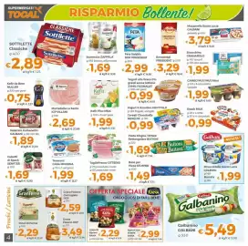 Volantino Tocal Pagina 4: Scamorza ZAPPALA' bianca €1,69, TaglioFresco CITTERIO €1,69