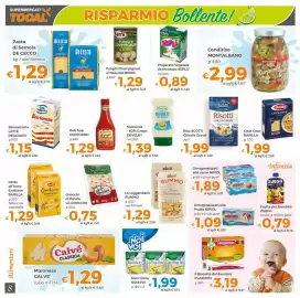 Volantino Tocal Pagina 8: Gnocchi di Patate LA GNOCCHET €0,75, Riso SCOTTI Chicchi Grossi €1,99
