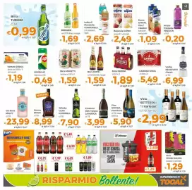 Volantino Tocal Pagina 9: Birra PERONI €1,89, Birra MORETTI €1,59