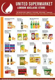 United Supermarket flyer week 31 Page 1