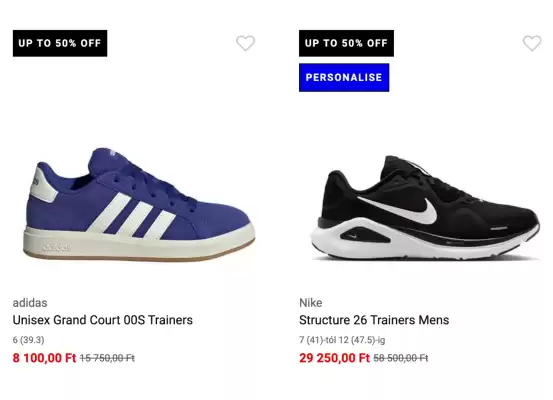 Sports Direct (érvényes eddig: 5-08)
