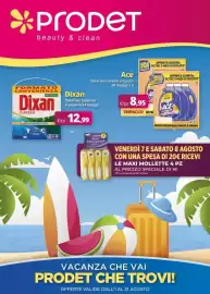 Volantino Prodet Pagina 1: Ace Detersivo lavatrice liquido €8,95, Dixan Detersivo lavatrice €12,99