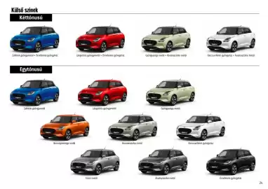 Suzuki akciós újság | Swift Oldal 25