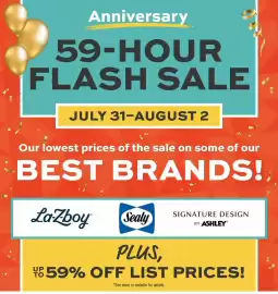 Slumberland Furniture weekly ad Page 1