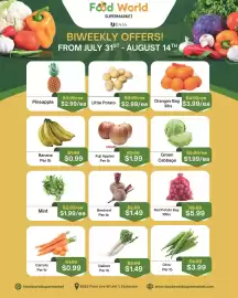 Food World Supermarket flyer Page 1
