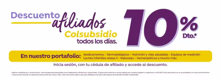 Catálogo Droguerías Colsubsidio Página 4