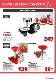 Volantino Comet Pagina 15: Reber Spremipomodoro Elettrico Artus S25 €139,00, Reber PASSAPOMODORO MANUALE 8602 N €69,90