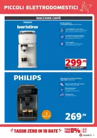 Volantino Comet Pagina 17: PHILIPS baristina €299,99, Macchina da caffè automatica Serie 800 €269,99