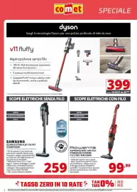 Volantino Comet Pagina 2: Rowenta Aspirapolvere con filo Powerline Extreme Cyclonic RH8133WA €99,99