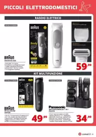 Volantino Comet Pagina 23: Panasonic MULTIGROOMING KIT 7 IN 1 €34,99, BRAUN KIT ALL-IN-ONE AIO5540 €49,99